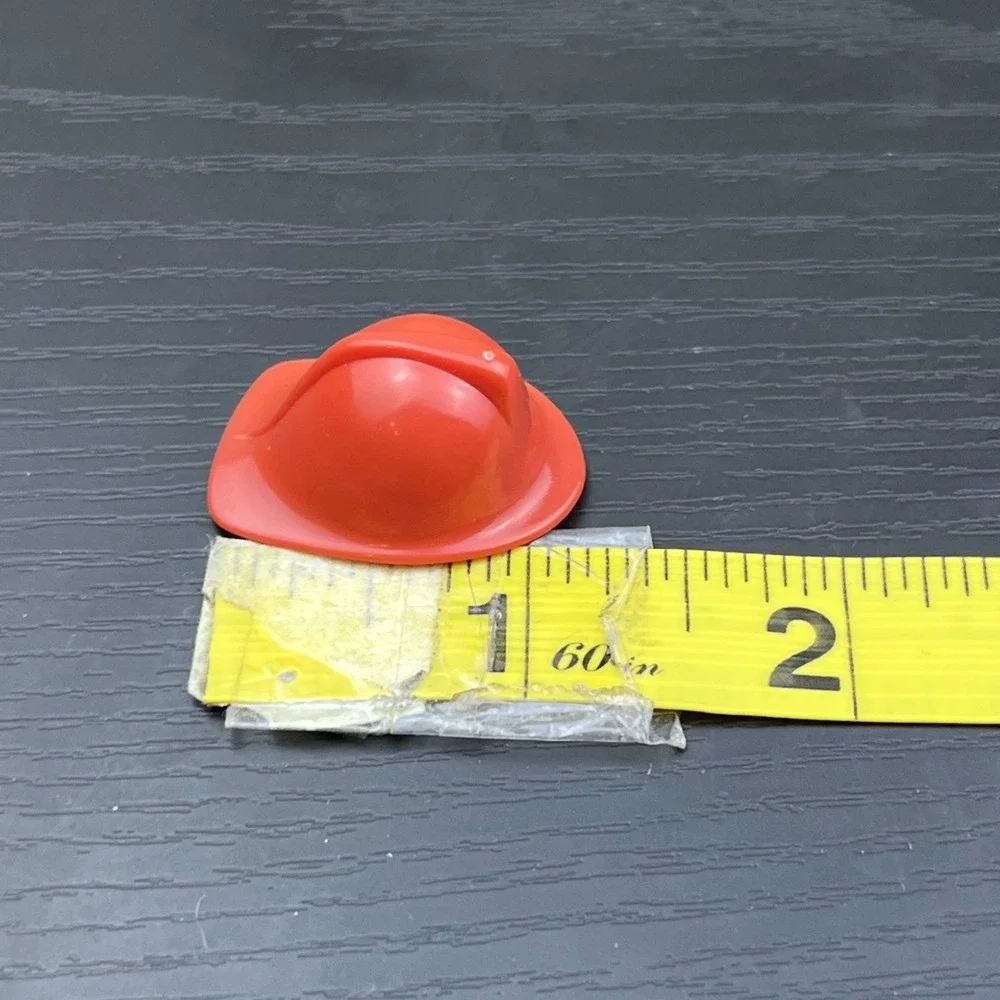 Playmobil Firefighter Red Helmets Lot of 4‎ Fire Rescue Replacement Accessories